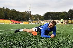 JAKUB JUGAS, football players of Slovan Liberec, training session