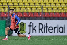 JAKUB PESEK, football players of Slovan Liberec, training session