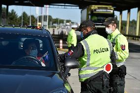 Border control in Breclav Kuty