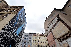 mural art by Mariusz M-City Waras