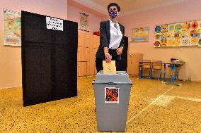 Czech regional elections and the first round of the election to one-third of the Senate, Marketa Pekarova Adamova