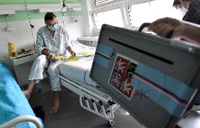 Czech regional and Senate elections, Zlin, hospital