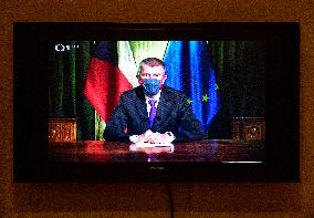 Prime Minister Andrej Babis's TV speech in which he takes full political responsibility for all crisis measures