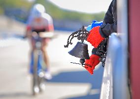 women's Elite, Mountain Bike World Cup cross-country in Nove Mesto na Morave, bell, last round, final lap