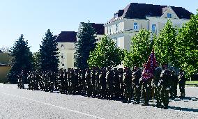 The Czech military 53rd reconnaissance and electronic combat unit, bestowing of a combat flag and the honorary name of Major General Josef Duda on the 533rd Battalion Unmanned Systems