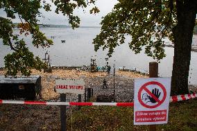 fishermen, fishing, fish, Rozmberk pond