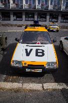 Skoda Favorit and Lada VAZ 2101 veteran car, VB, Public Security, a branch of the National Security Corps