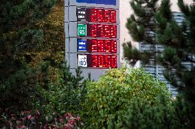 filling station, gas station, fuel, prices, price