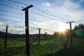 The Iron Curtain monument, memorial