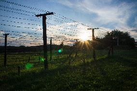 The Iron Curtain monument, memorial