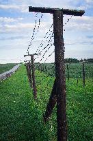 The Iron Curtain monument, memorial