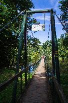 Sobes suspension footbridge, Greenway Bike Route