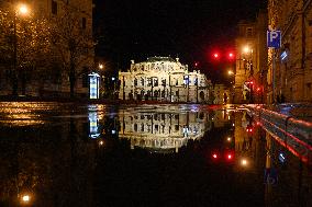 Curfew, city center of Prague