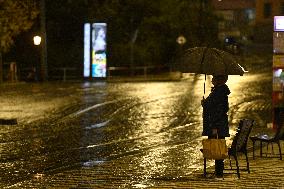 Curfew, city center of Prague