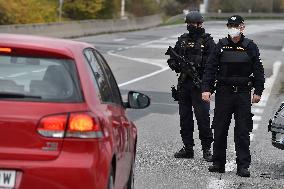 police control, borders, terrorism, Mikulov-Drasenhofen