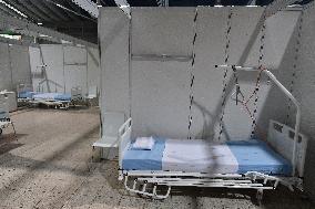 Reserve hospital, BVV Exhibition Centre Brno, adjustable hospital beds, bed