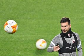 Lille OSC players training session