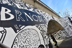 The Brnox, a social art project by Katerina Seda in Vlhka Street in Brno