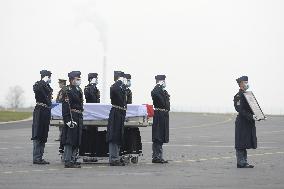 Military aircraft, body of staff sergeant Michaela Ticha