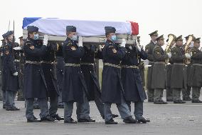 Military aircraft, body of staff sergeant Michaela Ticha