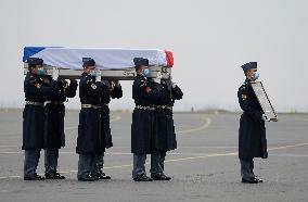 Military aircraft, body of staff sergeant Michaela Ticha