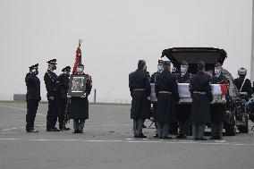 Military aircraft, body of staff sergeant Michaela Ticha