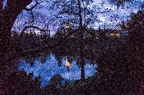 Pruhonice Castle and Park, Podzamecky pond