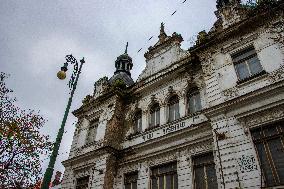 abandoned Praha-Vysehrad Railway Station