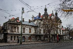 abandoned Praha-Vysehrad Railway Station