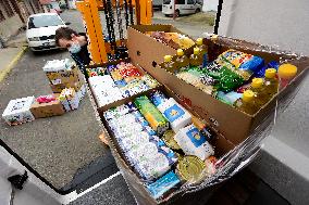 food bank, national charity collection of food and drugstore goods