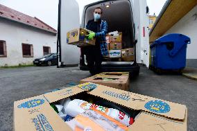 food bank, national charity collection of food and drugstore goods