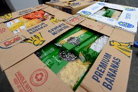 food bank, national charity collection of food and drugstore goods