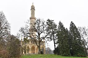 Lednice, Minaret, chateau park