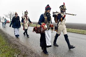 Then in Slavkov (Austerlitz), 215th anniversary of Battle of the Three Emperors