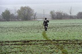 Then in Slavkov (Austerlitz), 215th anniversary of Battle of the Three Emperors