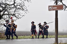 Then in Slavkov (Austerlitz), 215th anniversary of Battle of the Three Emperors