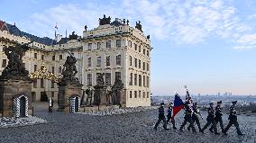 the Prague Castle Guard changing