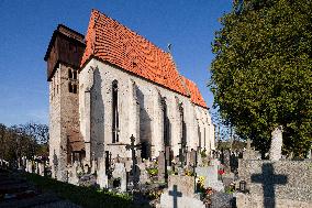 graveyard, church, St. Giles, Milevsko monastery