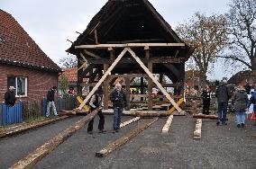 500 year old half-timbered house, Martfeld