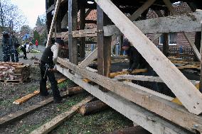 500 year old half-timbered house, Martfeld