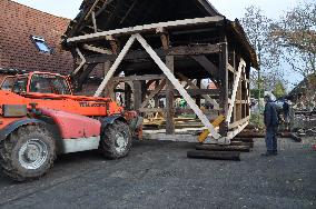 500 year old half-timbered house, Martfeld