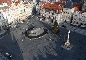 Christmas tree, Old Town Square in Prague