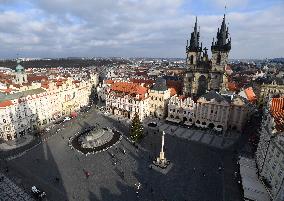 Christmas tree, Old Town Square in Prague