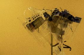 Liberec Hospital, department of anesthesiology and resuscitation for patients with COVID-19 disease, medical staff, protective shield, clothing, suit,  breathing mask, filter