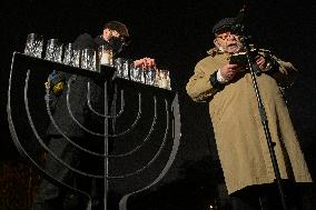 David Peter, Karol Sidon, Menorah, Jewish holiday of Hanukkah