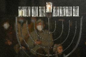 Menorah, Jewish holiday of Hanukkah