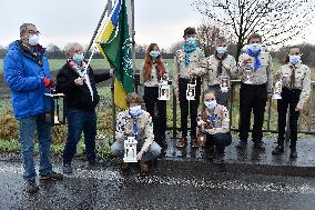 Light from Bethlehem, scouts, Czech, Austria