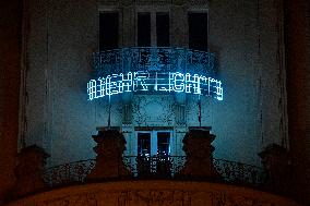 Mehr Licht, More Light, motto, Goethe Institut building, Prague