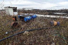 Ostramo, chemical plant, oil lagoons clean-up