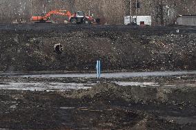 Ostramo, chemical plant, oil lagoons clean-up